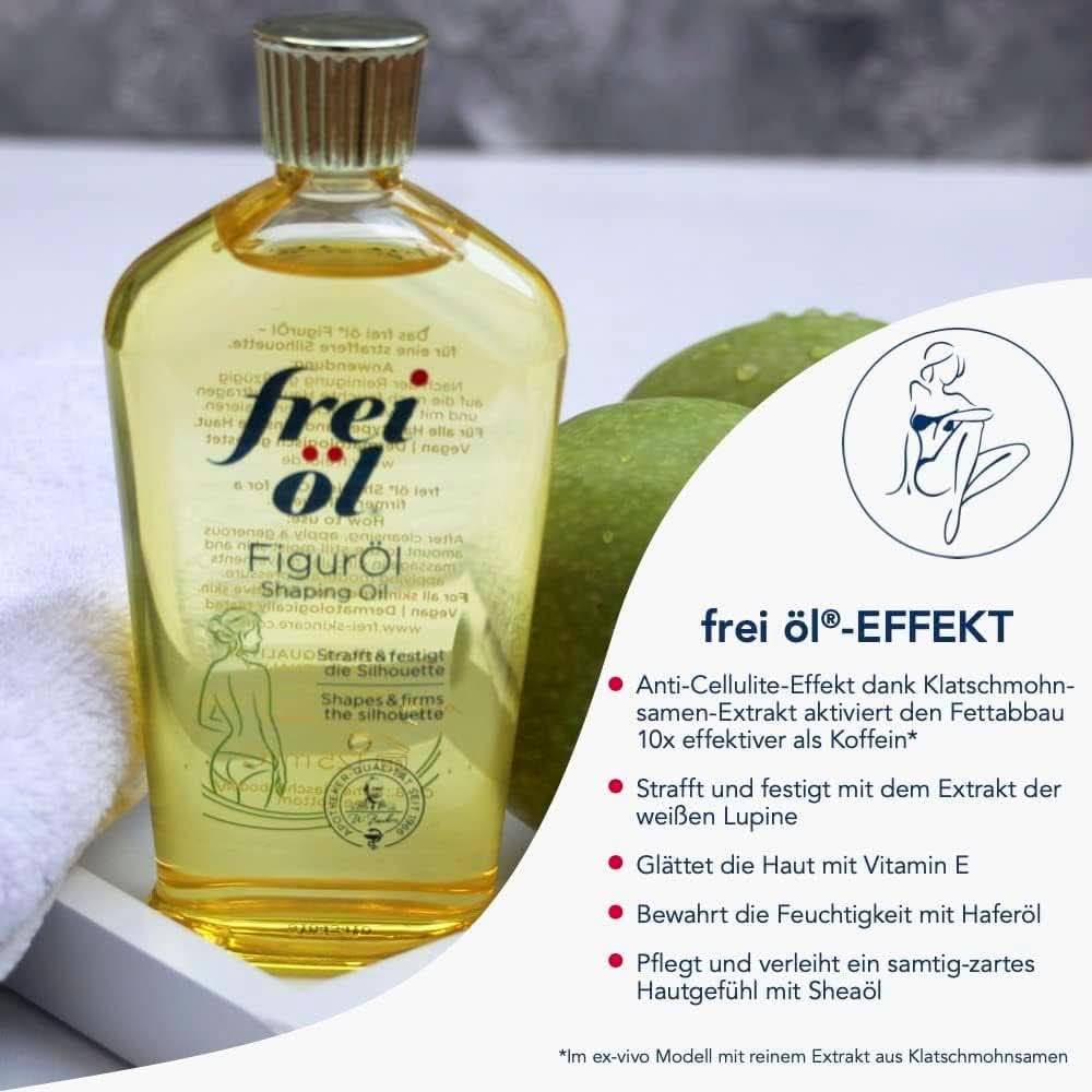 Frei Öl Kropsolie med anti-cellulite effekt, 125 ml Brusebad og bad Naty Shop