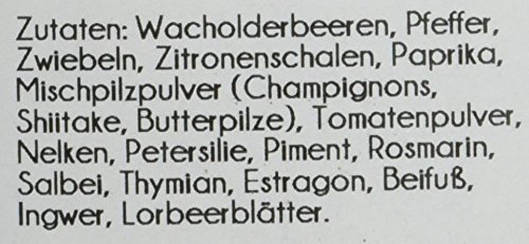 Wild Gewürz 400 g, 1er Pakke (1x 0,4 kg)