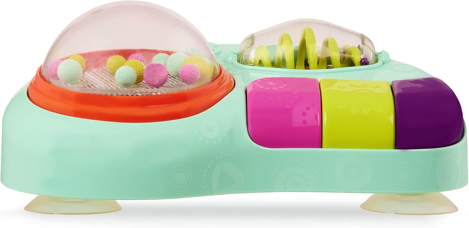 B. legetøj - Børnelegetøj til højstol - Sugekoplegetøj med musik, lys, lyde - Sanselegetøj - Motorisk aktivitetslegetøj til børn - fra 6 måneder - Whirly Pop Baby Toys Naty Shop