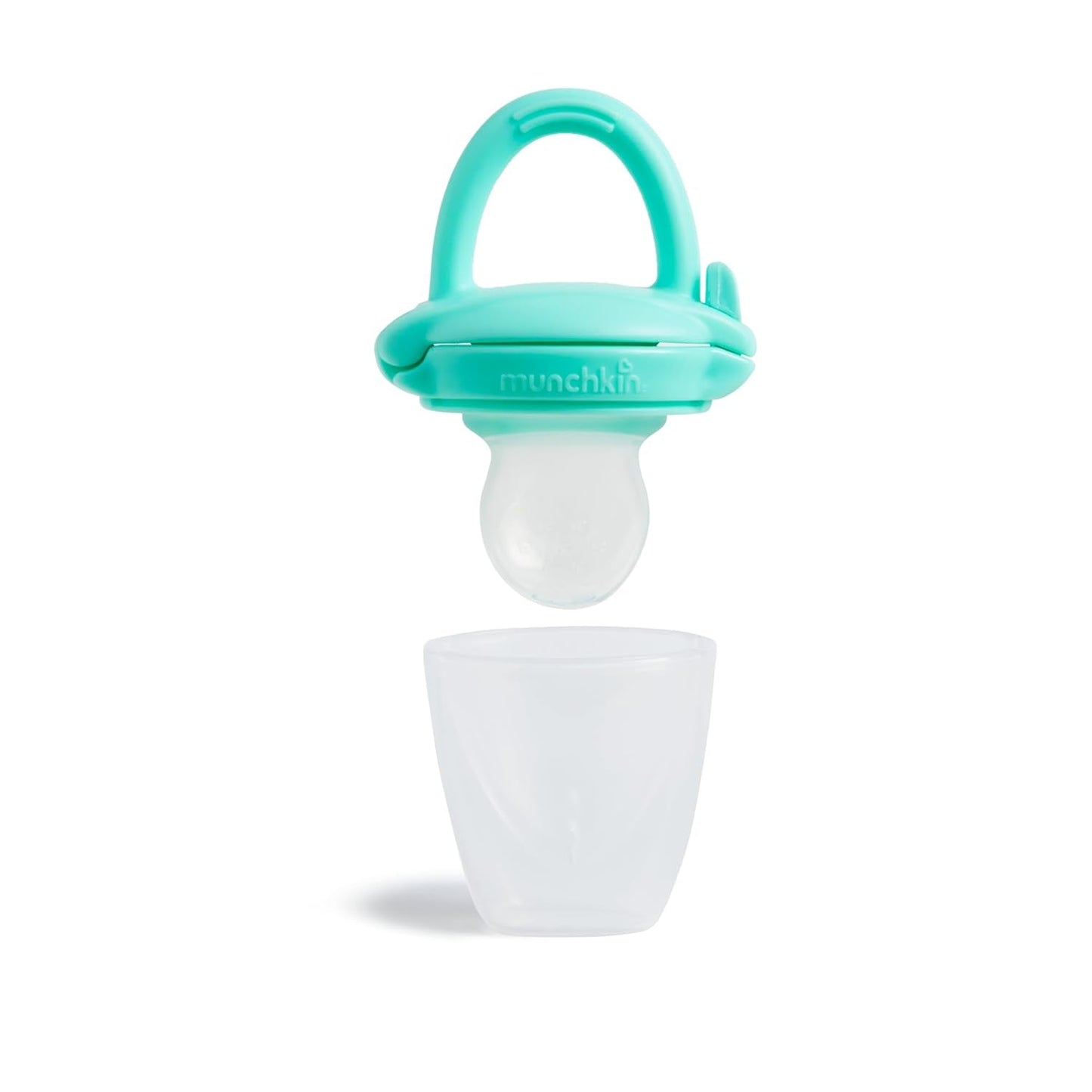 Munchkin Baby Silikone Mad Dispenser | Ideel til på farten – silikoneposer til frosne fødevarer | Selvfodrende maddispenser | Fravænningsfoder | BPA fri | Fra 4 måneder+ | Pakke med 2 | Blå og Grøn