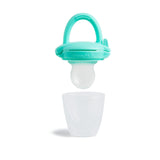 Munchkin Baby Silikone Mad Dispenser | Ideel til på farten – silikoneposer til frosne fødevarer | Selvfodrende maddispenser | Fravænningsfoder | BPA fri | Fra 4 måneder+ | Pakke med 2 | Blå og Grøn