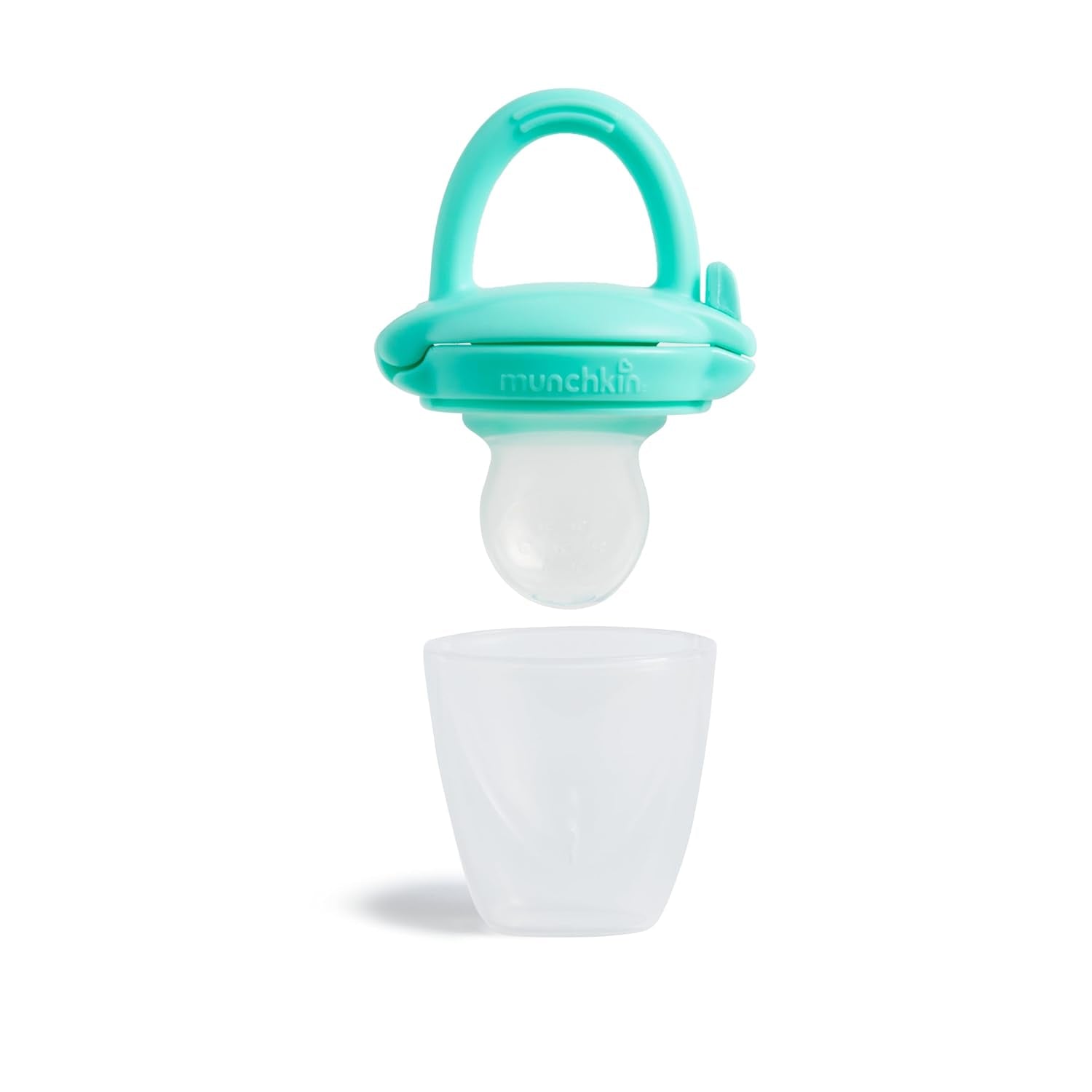 Munchkin Baby Silikone Mad Dispenser | Ideel til på farten – silikoneposer til frosne fødevarer | Selvfodrende maddispenser | Fravænningsfoder | BPA fri | Fra 4 måneder+ | Pakke med 2 | Blå og Grøn