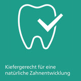 Philips AVENT ultraluftsutter - pakke med 4 BPA-fri, åndbare sutter til babyer mellem 0 og 6 måneder, inklusive bæretaske og sterilisering, farve sol/regnbue (model SCF085/65)