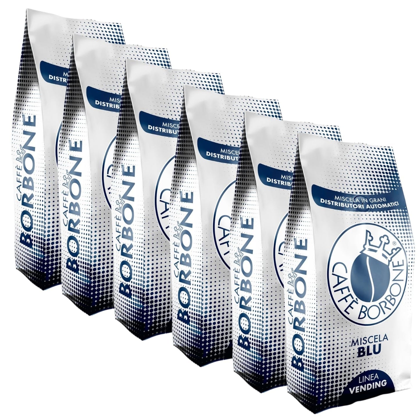 BLÅ Blend Borbone kaffebønner 1 kg x 6