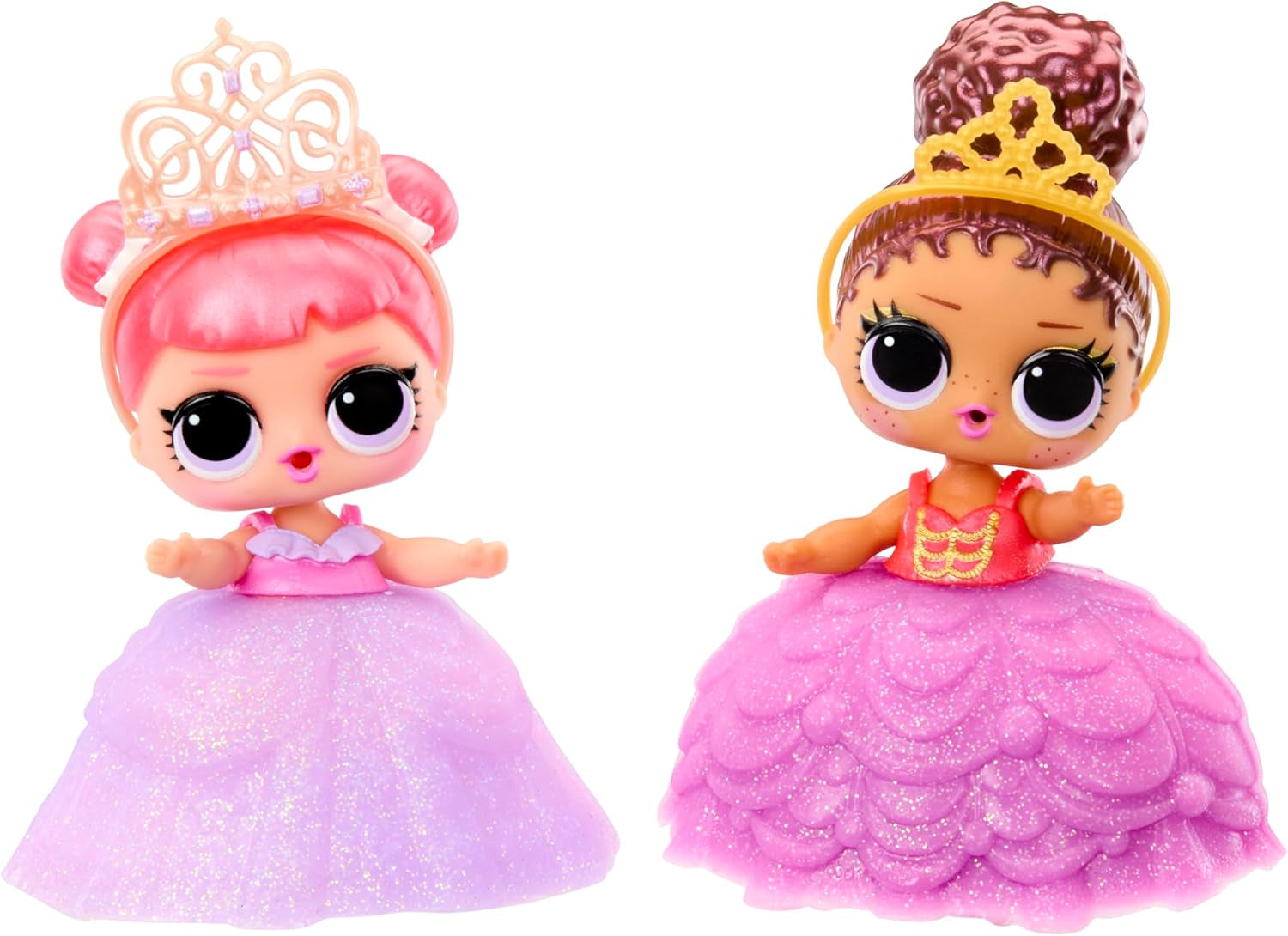 LOL overraskelse! Princess Tots - Inkluderer 1 dukke, pansret emballage, 2 malinger til at skabe en prinsessekjole, 8 dukker til at samle