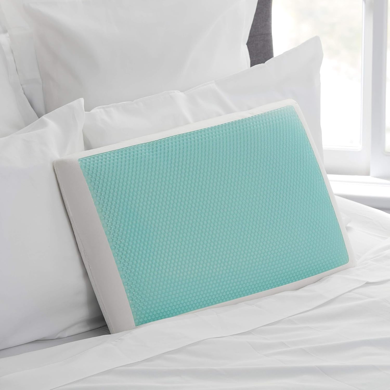 Sealy SE '19 Essentials SM Aqua Bubble Gel Sheet, 1 MC (US) pude, hvid, 61 X 40 X 14 cm Naty Shop Standard Puder Standardtitel