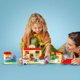 LEGO DUPLO 10434 Peppas supermarked: kreativt pædagogisk legetøj og legesæt, gave til drenge og piger fra 2 år, fremmer fingerfærdighed Byggesæt Besuche den LEGO-Store