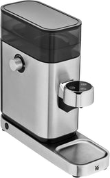WMF Lumero espressomaskine, portafilter, 1400 watt, portafilter, 3 indsatser, til 1-2 espressokopper, inklusive til kapsler, 15 bar, kopholder, mælkeskummer, mat rustfrit stål