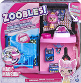Zoobles Magic Mansion Transformerbart 6-værelses drømmehus, rutsjebane og tilbehør