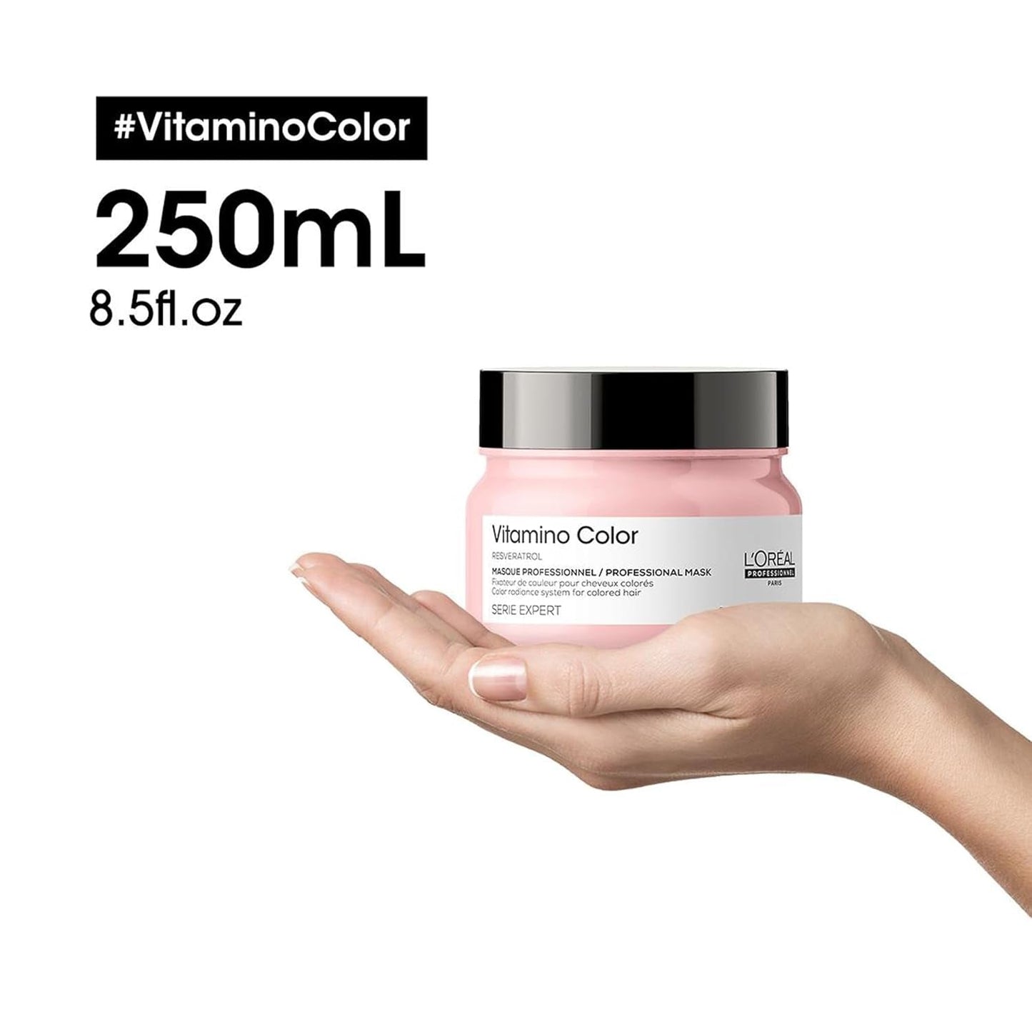 L'Oréal Professionnel Serie Expert Vitamino Color Mask Rejsestørrelse Naty Shop hårmaske