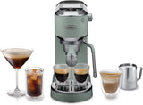 De'Longhi Dedica Style EC 685.B – Espressomaskine med portafilter, espressomaskine med professionel mælkeskummer, kun 15 cm bred, til malet kaffe eller ESE-kapsler, 1 l vandtank, sort