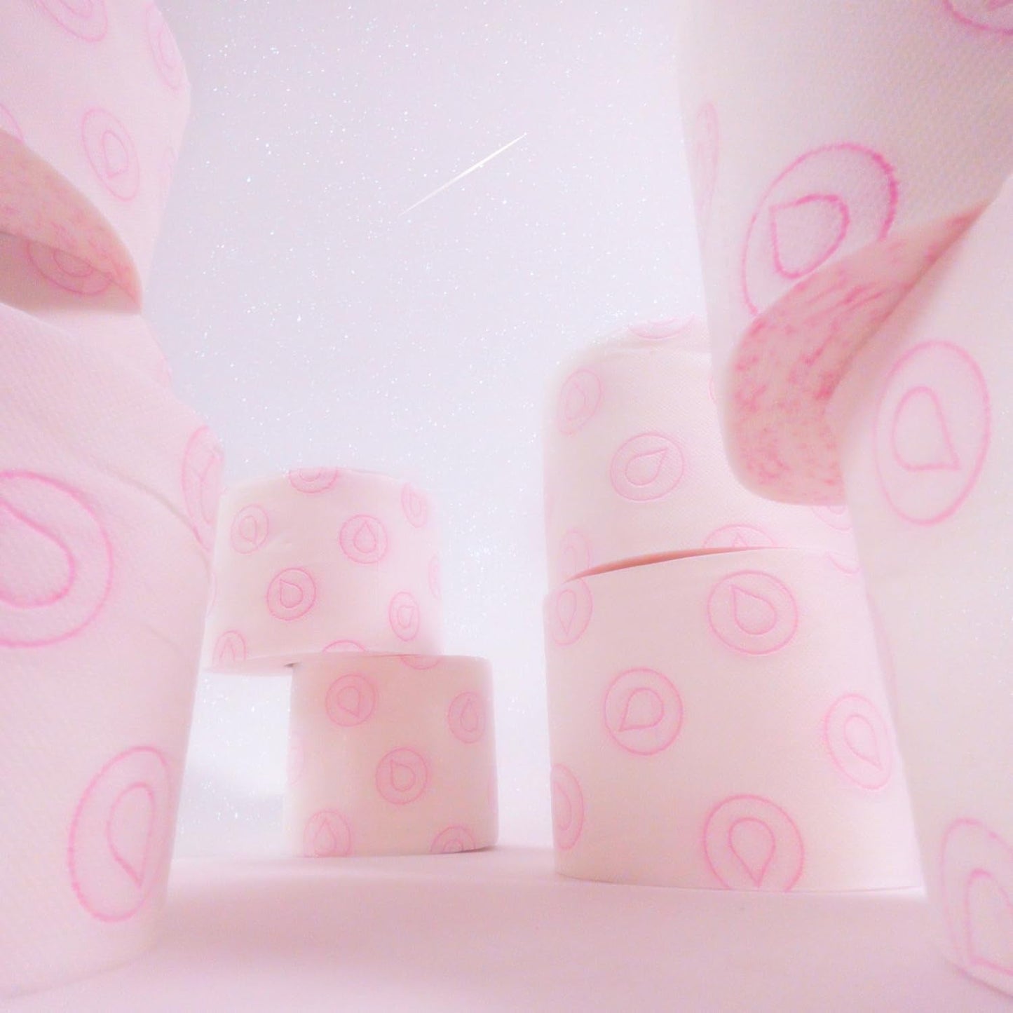 Renova - Toiletpapir Skin Care Plus, Dekoreret, Duftende - 12 ruller (Toiletpapir)
