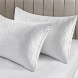 Bedstory pude, sovepude, 2 stk., allergivenlig, anti-støv pude, dun, alternativ kvalitet, sengepude til ryg, mave og sidesover, standard størrelse, vaskbar, 42 x 70 cm Naty Shop standard puder Standard titel