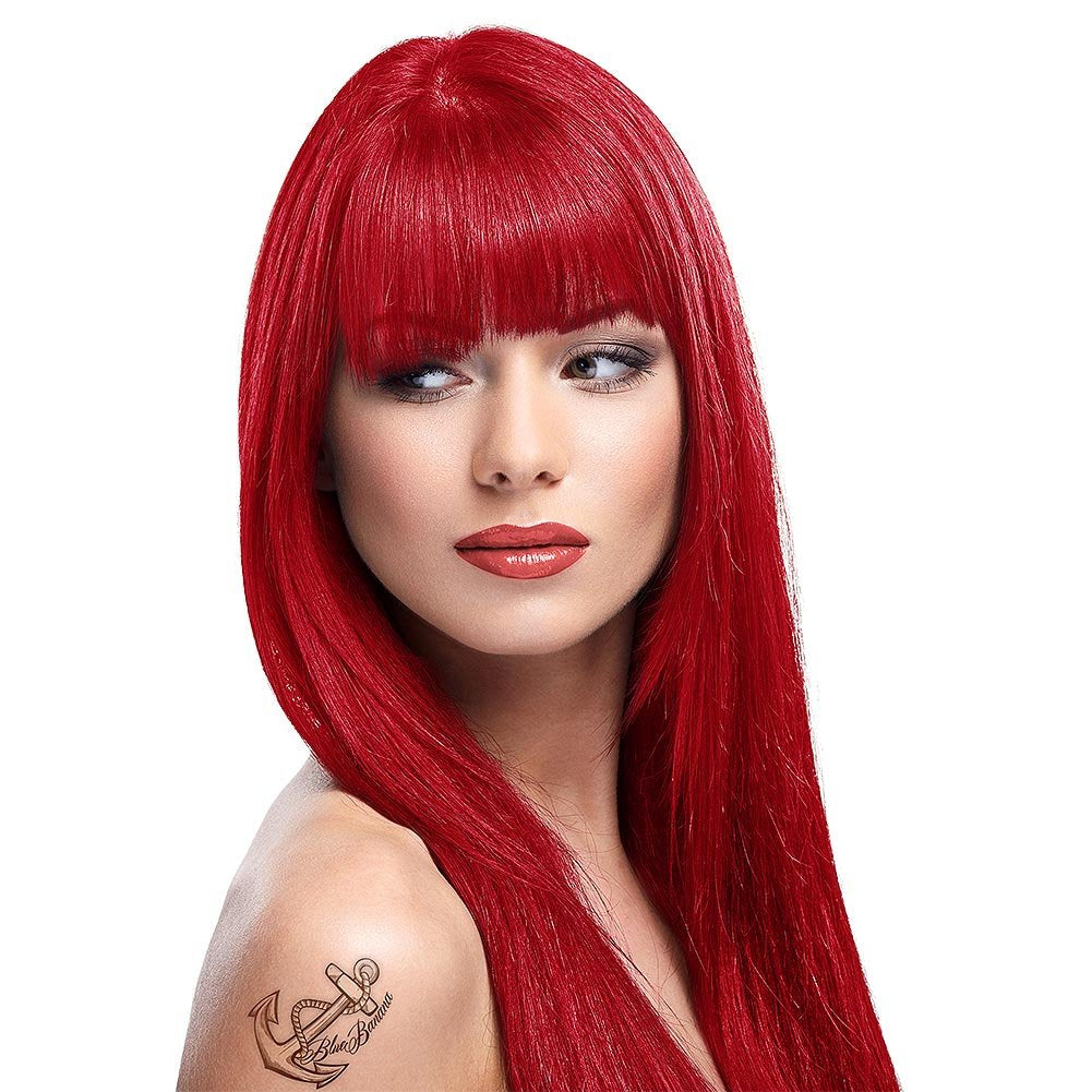 Vejledning semi-permanent hårfarve 88ml - Fluorescerende Orange Hårfarve Naty Shop Red 88 Ml (1 pakke)