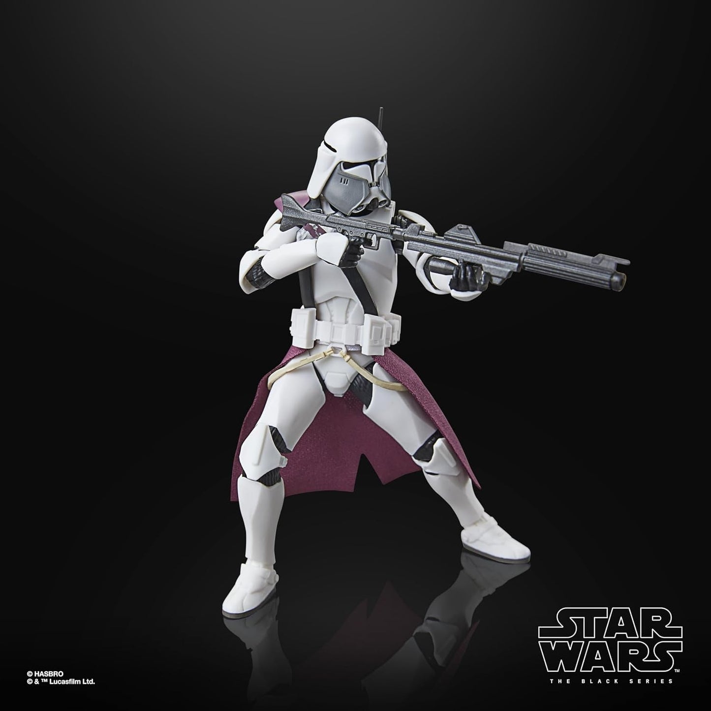 Star Wars Black Series Clone Commander Bacara, Star Wars: Ahsoka Premium samlerfigur (15 cm) Actionfigurer Naty Shop