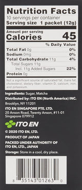 ITO DA Instant Matcha Powder – Sødet Matcha-tepulver i 12 g poser (10 stykker pr. pakke) – 1 x 120 g (2 pakke)