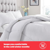 Silentnight bounceback dyne, 13,5 tom, king size, bomuldsblandingsstof, hvid, king size dyner og quilts Naty Shop