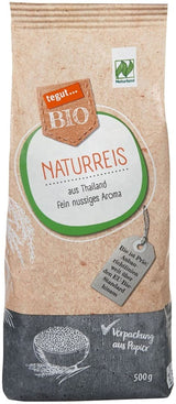tegut... Økologisk brune ris, 1 x 500 g