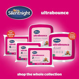 Silentnight Ultrabounce pude, hvid, mikrofiber, hvid, 2-pak Naty Shop standard puder