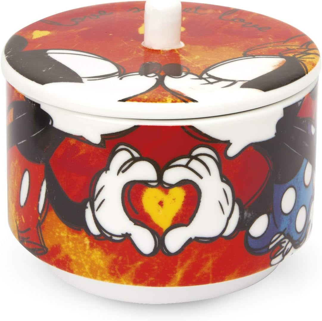 Egan, Mickey Sweet Love model, porcelæn, rød PWM41/S