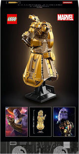LEGO 76191 Marvel Super Heroes Infinity Glove Avengers Thanos Handske Modelbyggesæt til voksne Fanvare Gave til Mænd Kvinder Hendes Ham Byggesæt Besuche den LEGO-Store