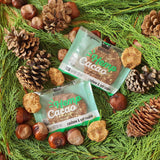 Hampfrø og kakao - individuelt indpakket vegansk glutenfri sojafri økologisk cashew- og havrekager - 12 x 50 g multipak