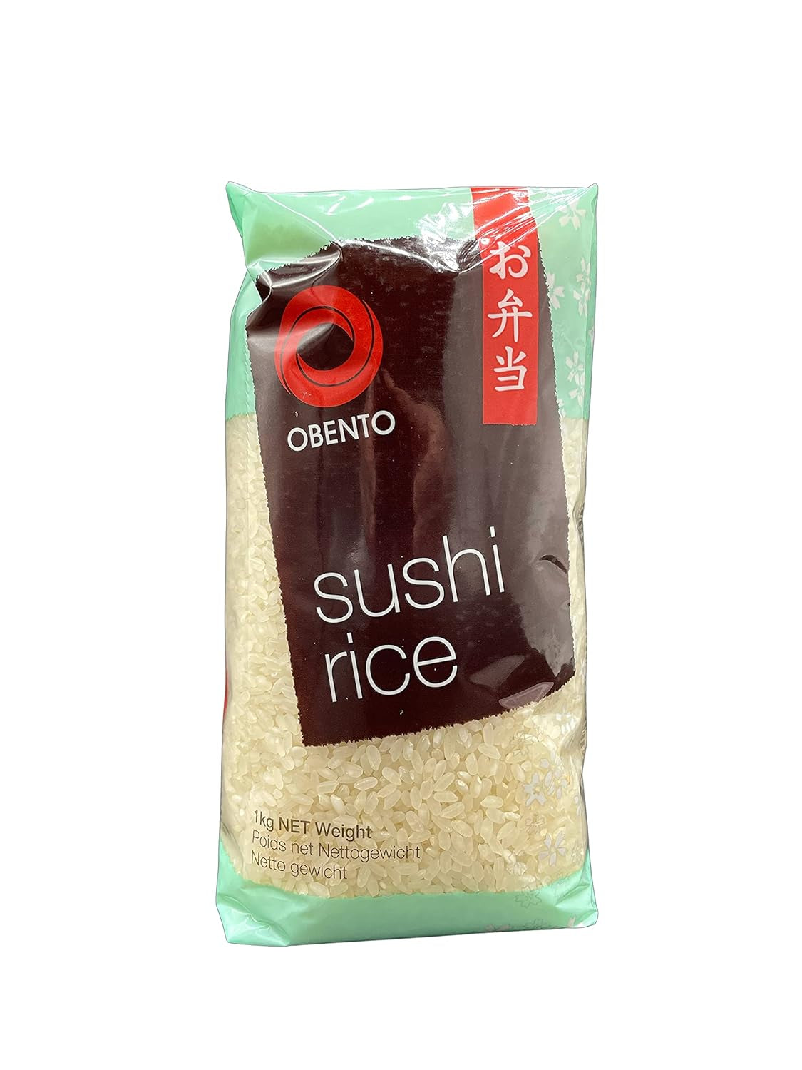 Sushiris, sticky rice til noriruller og andre japanske sushispecialiteter, 1 kg (1 pakke)