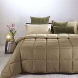 Caleffi moderne dyne, mikrofiber, taupe, dobbeltseng Dyner og dyner Naty Shop Standardtitel