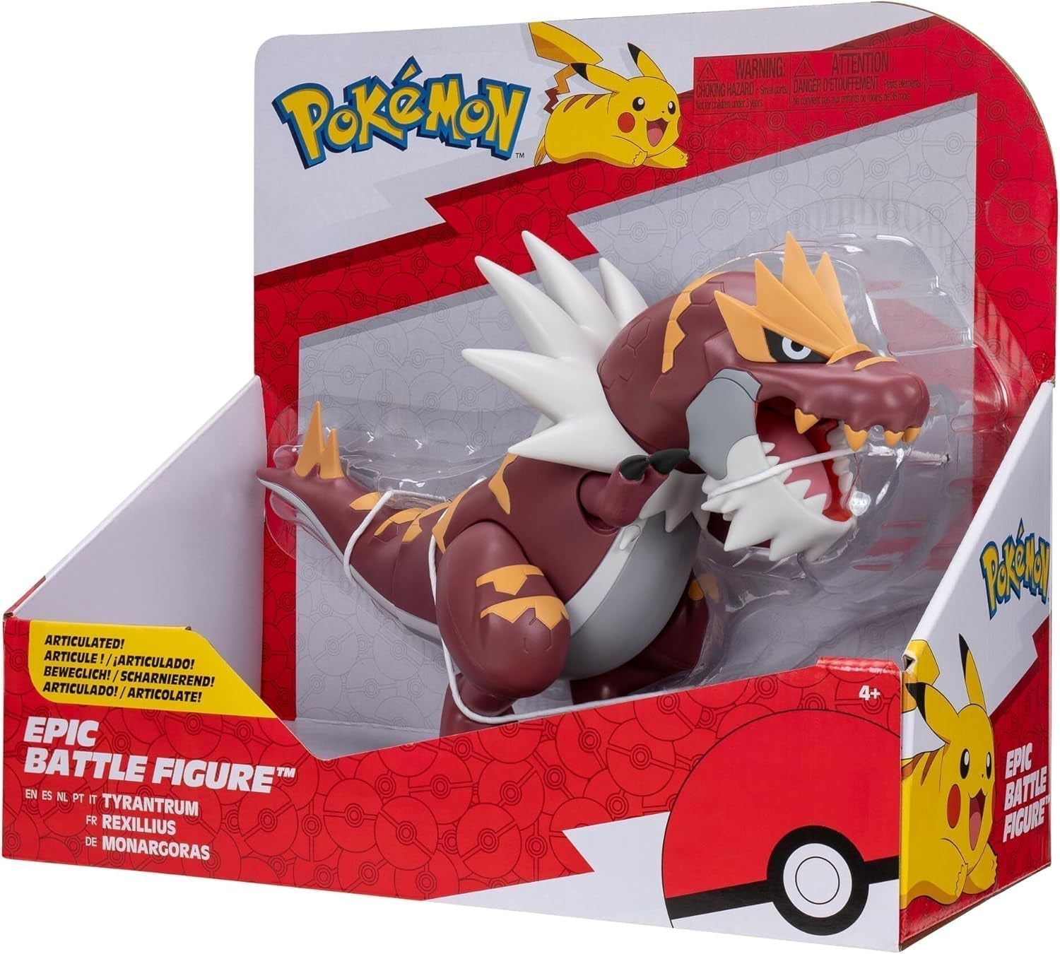 Pokemon PKW3422 - Epic Monargoras Figur Officiel Action Figur 30cm Action Figurer Naty Shop