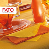 , Papirservietter til engangsbrug, ideelle til afslappede frokoster og buffeter, pakke med 50 servietter, størrelse 33X33, 4-fold, 2-lags, gult, 100 % rent cellulosepapir, Fsc-certificeret