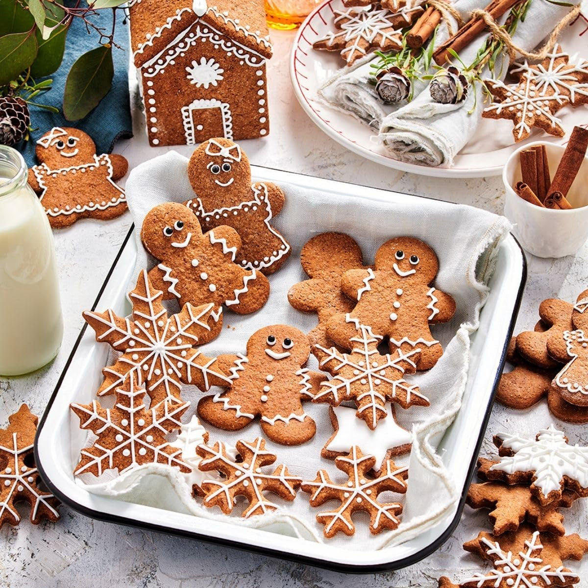 Funcakes Mix Für Royal Icing, Einfach Zu Berübenen, Zum Dekorieren Von Kuchen Und Keksen, Schöne Glasur, Nur Wasser Addenden, Halal., 450 G Glasuri og Decor Naty Shop