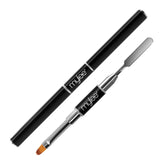 Mylee Magic Extender Gel Tool Mit Zwei Enden – 2 i 1 Pinsel & Spachtel Für UV/ LED Nagelkunst, Nagelspitzen & Für Extensions