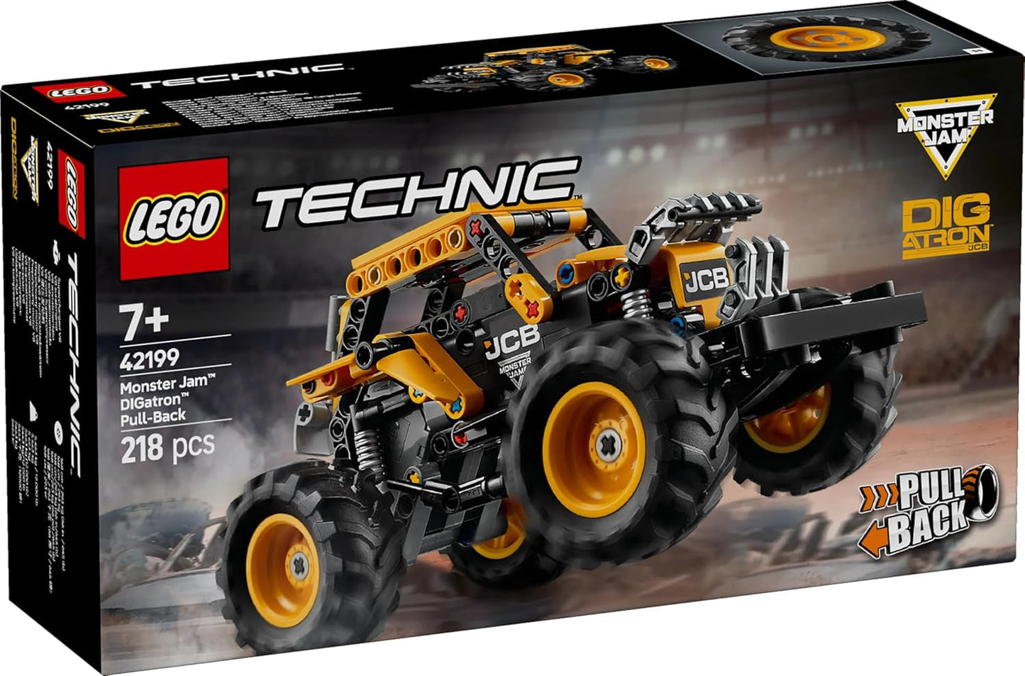 LEGO Technic Monster Jam Digatron, Monster Truck legesæt til børn, byggelegetøj til børn, drenge og piger fra 7 år, gaveideer til fans af Monster Trucks og Motorsport 42199 Byggesæt Besuche den LEGO-Store