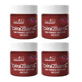 Semi-permanent hårfarve Vejledning 100 ml æske 4 pakke (Pillarbox Red) Hårfarve Naty Shop Pillarbox Red 400 Ml (1 pakke)