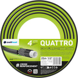 Cellfast QUATTRO Haveslange Holdbar Letvægts 4-lags UV-resistent trådslange Krydsfletning 20 Bar 3/4" 15m 10-074