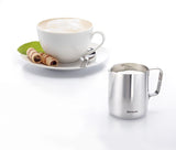 Westmark Brasilia Mælkekaraffel 200 ml - ideel til kaffefløde, mælk, honning og andre tilsætningsstoffer til kaffe og te, barista tilbehør - rustfrit stål