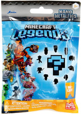 Jada Toys - Minecraft Blind Pack Nanofigs, Wave 2, Minecraft Legends Nano Metal samlerfigur, Forskellige modeller, 4 Cm, Alder 3+, Sorte Actionfigurer Naty Shop