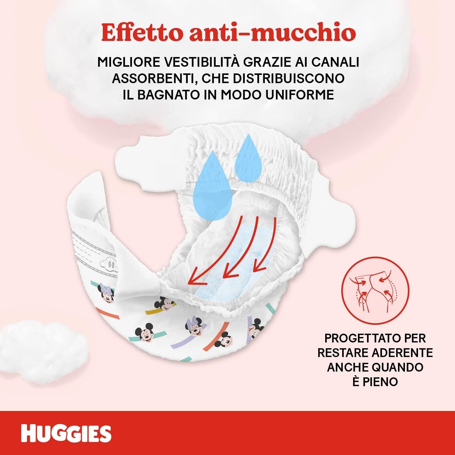 Huggies Ultra Comfort bleer, str. 4 (7-18 kg), Disney Design, Value Pack, 150 stk.