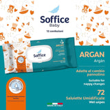 Feuchttücher Für Neugeborene, 72 Stück, Pop-Up Argan – Tilbehør og produkter til Die Hygiene Des Babys, Ideal Für Diadelwechsel Und Kindergarten – Baby Wipes Sanft Und Reinigend – 12 Packungen Naty Shop