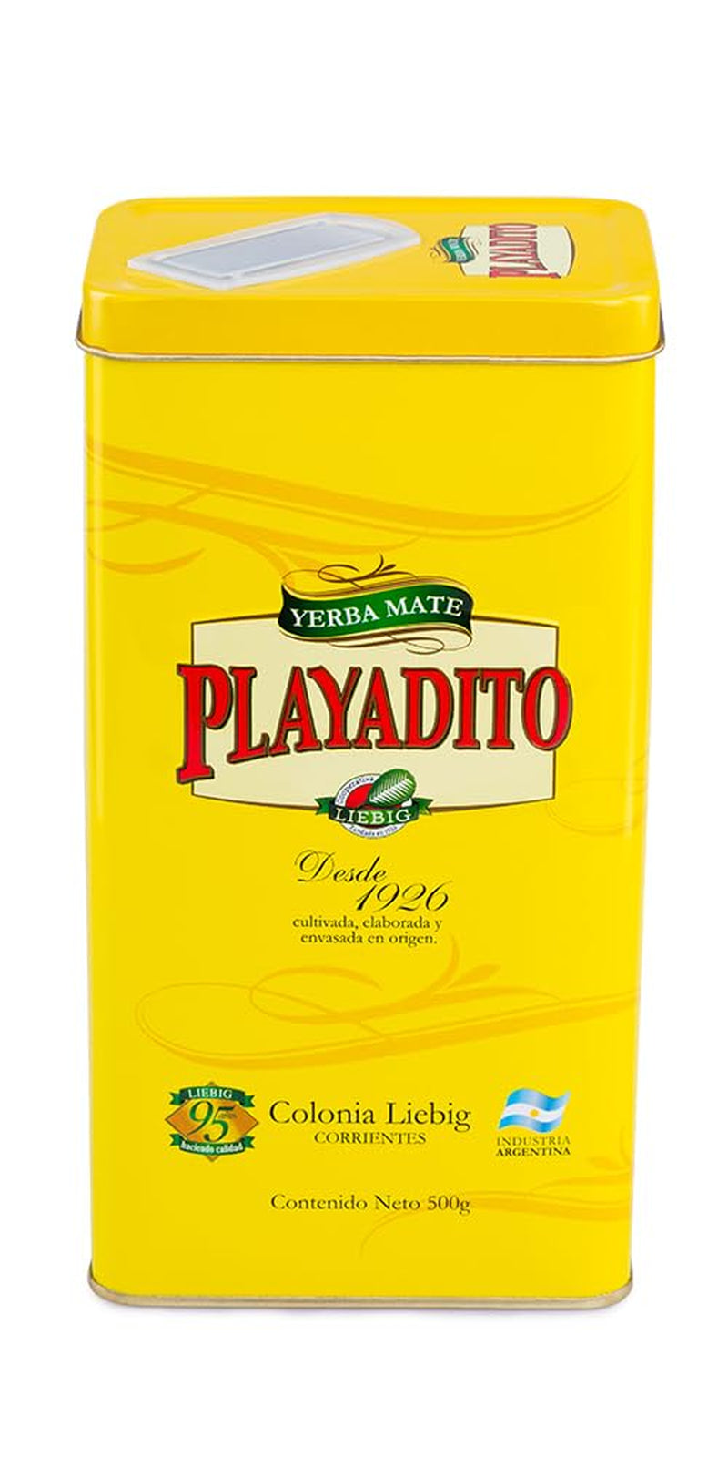 - Yerbero de Chapa indeholder 500 g yerba mate med pinde, ideelle til at dele med venner
