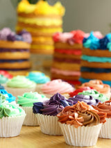 Sugarflair Pasta Madfarve Gul Sæt med 4 Pasta Mad Farve Fondant Marcipan Sugar Pasta Smørcreme og mere: Påskelilje Canary Yellow Creme Æg Melon Sæt med 4