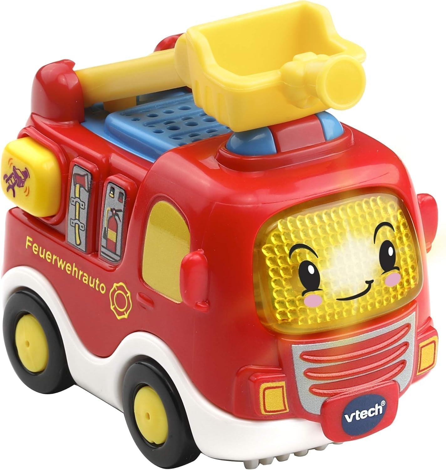 Vtech TUT TUT Baby Flitzer - Politi - I 1-5 år & TUT TUT Baby Flitzer - Brandbil - Legetøjsbil med musik, lysknap, sætninger og interessante lyde - I 1-5 år Baby Toys Naty Shop