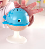 Ranglesæt med sugekop Hape | Tre dyr med bidering elementer, skildpadde, blæksprutte og hval | Læringslegetøj fra 0 måneder Bebe Toys Naty Shop