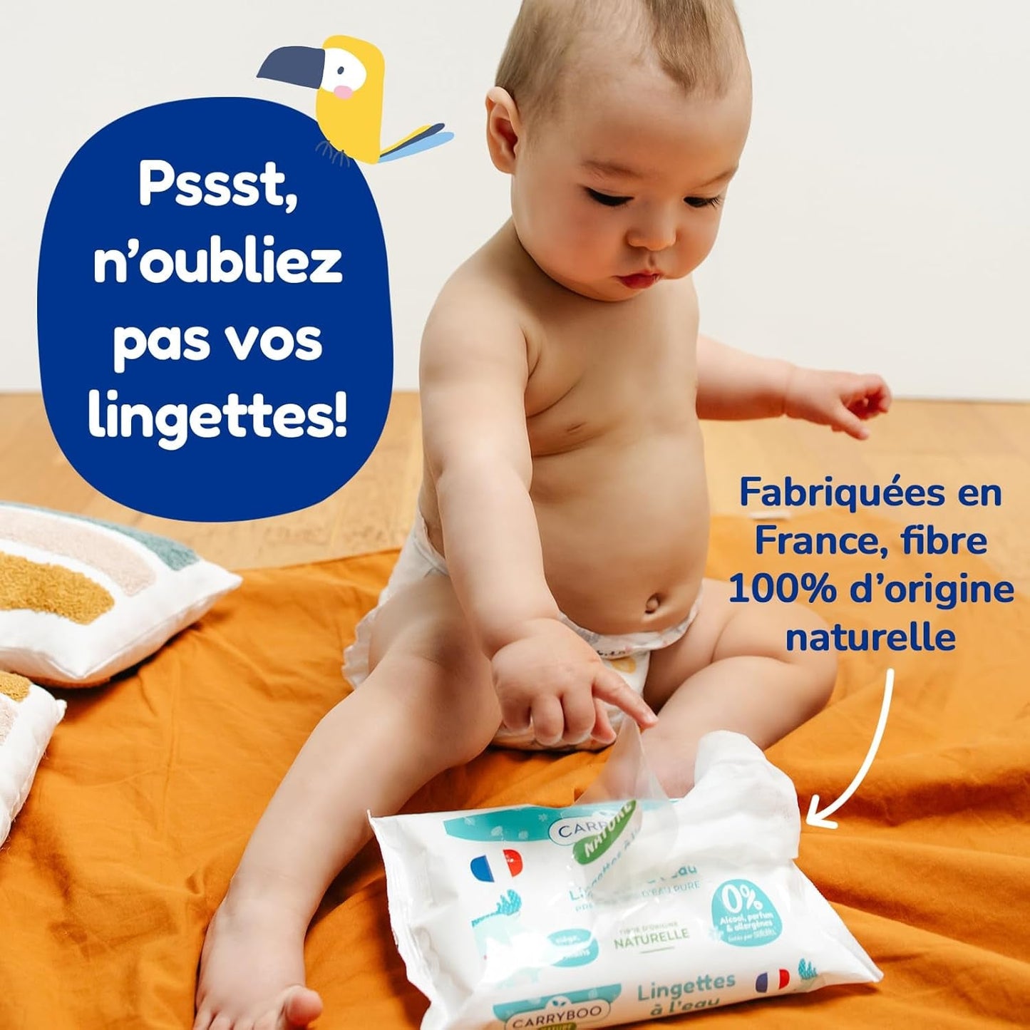- Blestørrelse 4+ 9-20 kg – Ökologische Babywaidern – natürliche Babypflege, hypoallergen, ohne Parfüm und auslaufsicher – hermestellung in Frankreich – 126 engangsbleer – 1 måned