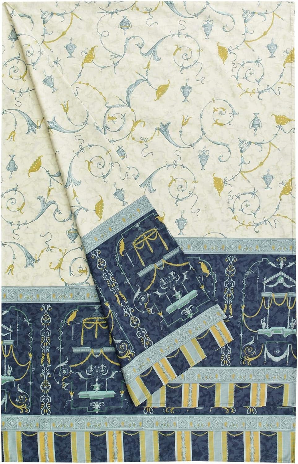Bassetti OPLONTIS Granfoulard, bomuld, blå, 180 X 270 X 1 Cm Senge og tæpper Bassetti Blå 180 X 270 X 1 cm