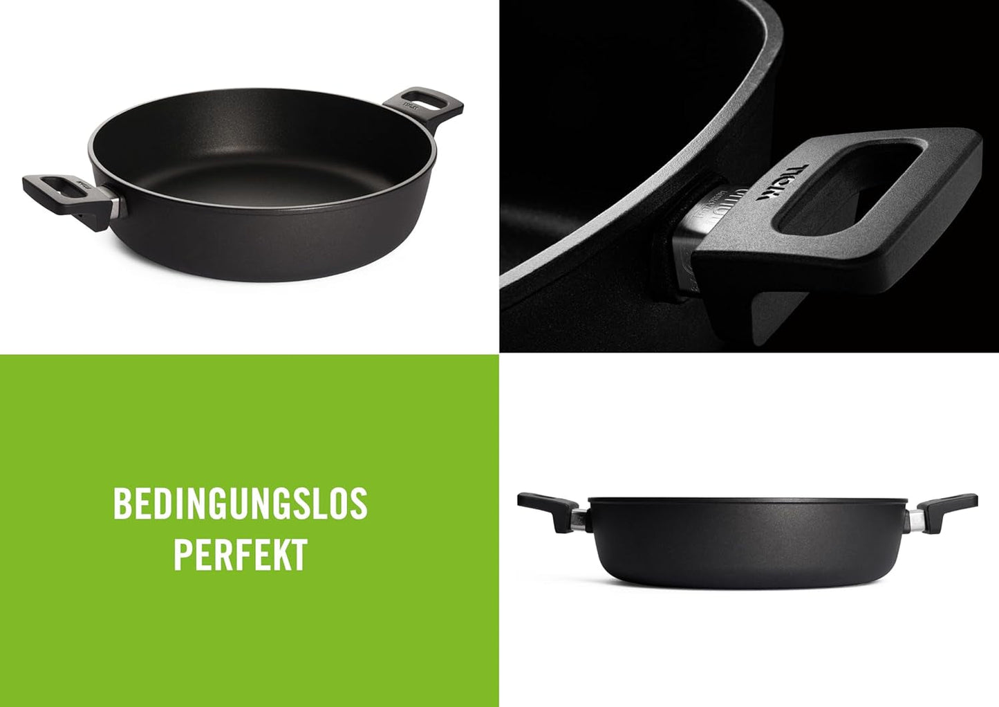 Woll Nowo Titanium Kasserole - Induktiv -, Ø 32 Cm, 8 Cm Hoch, 5,5 Liter, Mit 2 Seitengriffen - Geeignet Für Alle Herdarten Forme og bakker til bagning Naty Shop