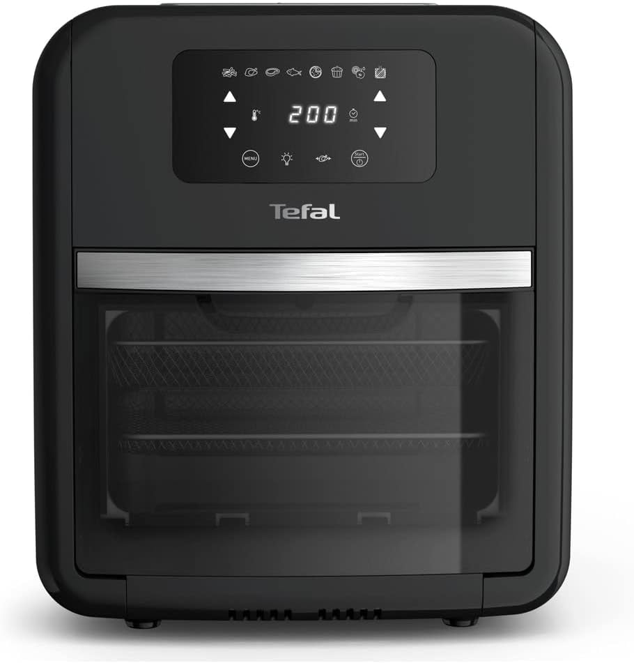 Tefal Easy Fry Ovn & Grill 9-i-1 varmluftfrituregryde, 11 L Til 6 portioner, 7 tilbehør, 8 programmer, online opskrifter Hvidevarer Naty Shop Standardtitel