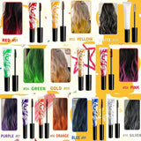 Grøn midlertidig hårfarve - 14 ml Hårkridt Hårfarve, vaskbar grøn hårfarvepind, Instant Color Hårkridt, Carnival Chalk Hårfarve til jul Halloween, Carnival, Cosplay Hair Dye Naty Shop