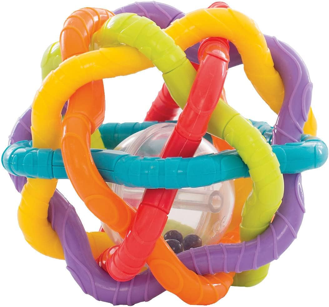 Playgro ranglebold til børn - ranglebold til børn - ranglebold til børn - ranglebold - motorik - legetøj til børn - motorik for børn - farverigt Legetøj Bebe Naty Shop Bendy Ball
