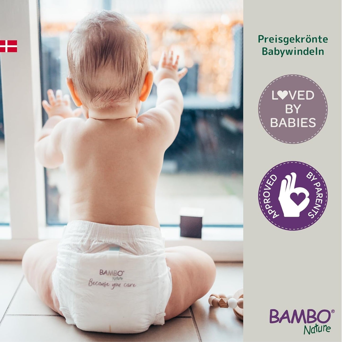 Bambo Nature babybleer, str. 4 (7-14 kg) - 48 stk. Premium bleer med forbedret lækagebeskyttelse | Ultimativ komfort og frihed for aktive børn | Dermatologisk testede bleer